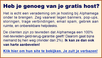 nadelen van gratis webhosting